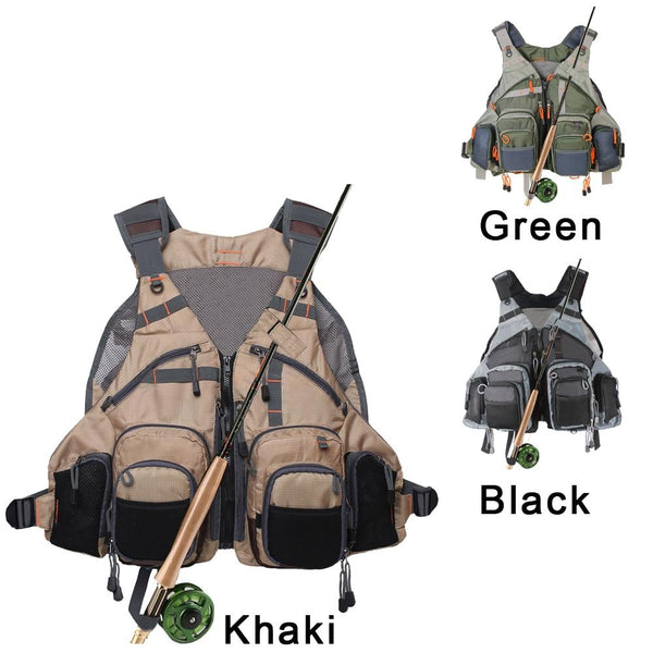 Fly Fishing Vest Pack for Trout Fishing Gear and Equipment Multifunction Breathable Backpack Adjustable Size  for Men and Women - HuntPost Marketplace