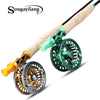 Sougayialng 2.7M Fly Fishing Rod Set #5/6 Fly Rod and Fly Reel Combo With Fishing Line Set Fishing Rod Tackle Pesca