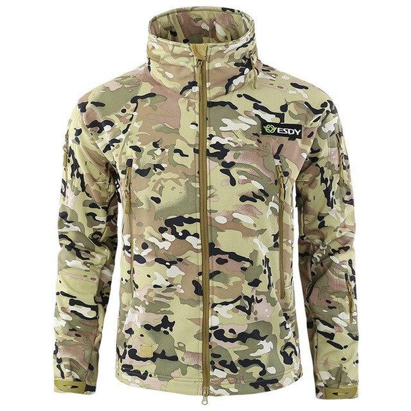 2019 Army Camouflage Men Jacket Coat Military Tactical Jacket Winter Waterproof Soft Shell Jackets Windbreaker Hunt Clothes - HuntPost Marketplace