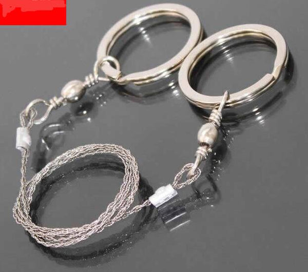 Practical Emergency Hand Chain Saw Survival Gear Manual stainless Steel Wire saw ring Travel Outdoor Camping Hiking Tool - HuntPost Marketplace