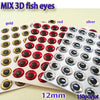 2019MIX fishing lure eyes fly fishing fish eyes fly tying material ,lure baits making silver+gold+red mix toatl 150pcs/lot - HuntPost Marketplace