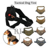 2020 New Tactical Dog Vest Hunting Military K9 Harness Training Pets Vest Water-Resistant Training Harness For Service Dog