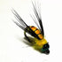 KKWEZVA 20PCS fishing lure #8 Black hooks Bright Skin Material Bee Nymph Spinner Dry Fly Insect Bait Trout Fly Fishing Flies - HuntPost Marketplace