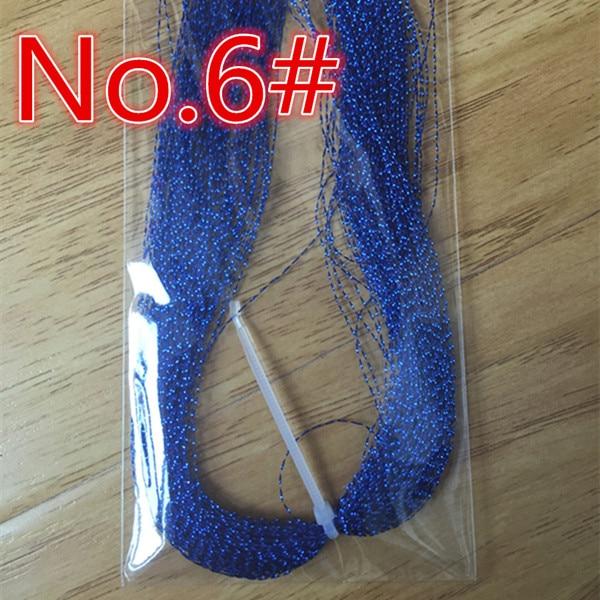 5*Holographic Fishing Tinsel Fly Fishing Tying Crystal Flash Thread Feather Line Jig Hook Lure Making Twisted Strands Material - HuntPost Marketplace