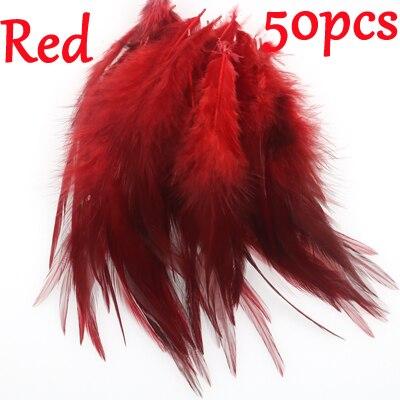 50pcs fly tying feather materials rooster saddle hackle cock Schlappen feather trout steelhead flies tying materials 7 colors - HuntPost Marketplace