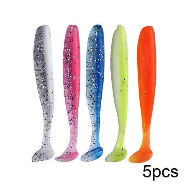 biwvo 5pcs/lot 7cm soft lures Easy Shiner Soft Wobblers Fishing Lure Silicone Double Swimbaits isca Artificial Carp Fishing - HuntPost Marketplace