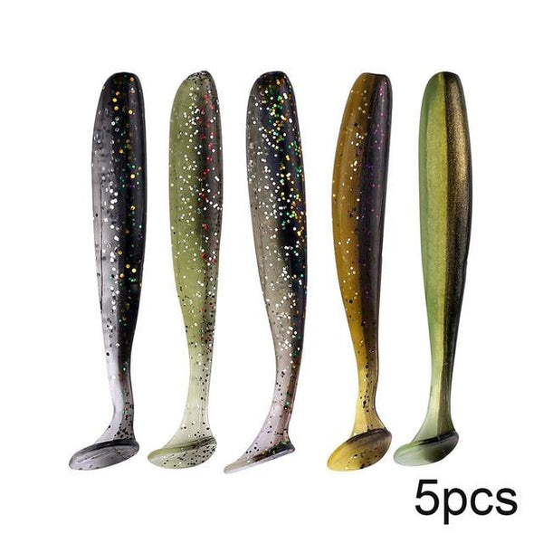 biwvo 5pcs/lot 7cm soft lures Easy Shiner Soft Wobblers Fishing Lure Silicone Double Swimbaits isca Artificial Carp Fishing - HuntPost Marketplace