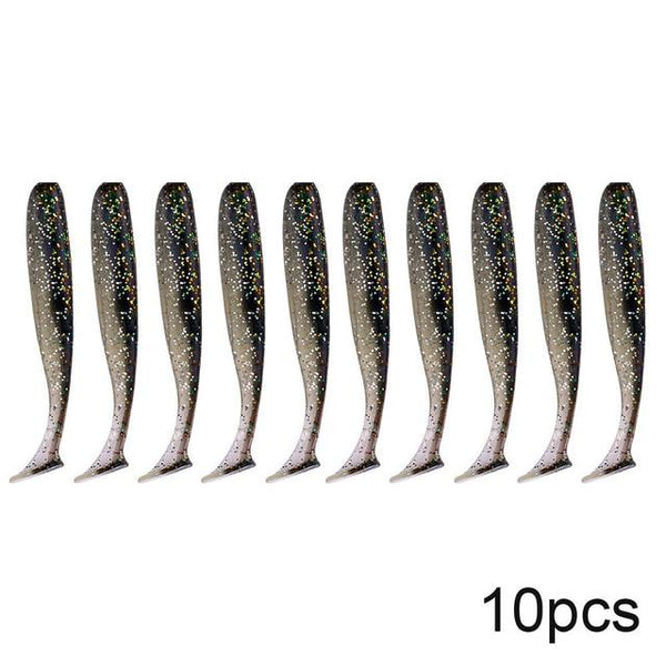 biwvo 5pcs/lot 7cm soft lures Easy Shiner Soft Wobblers Fishing Lure Silicone Double Swimbaits isca Artificial Carp Fishing - HuntPost Marketplace