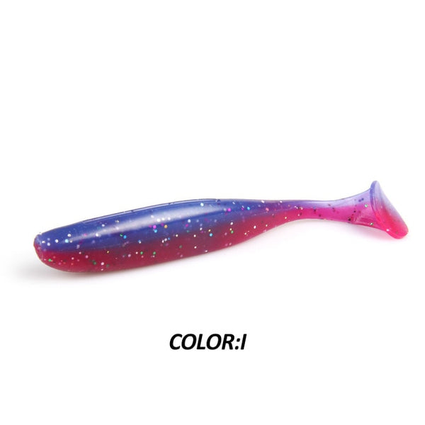 2019 NEW Supercontinent Soft Lures   Baits Fishing Lure Leurre Shad Double Color Silicone Bait T Tail - HuntPost Marketplace