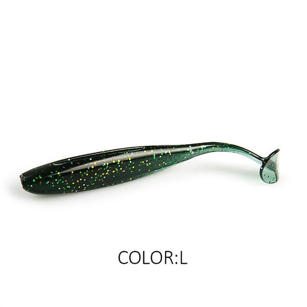 2019 NEW Supercontinent Soft Lures   Baits Fishing Lure Leurre Shad Double Color Silicone Bait T Tail - HuntPost Marketplace