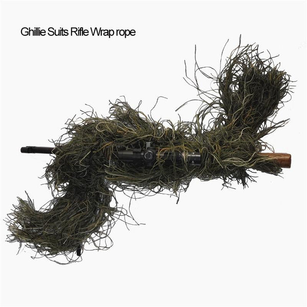 Hunting Rifle Wrap rope grass type Ghillie Suits Gun stuff Cover For camouflage Yowie Sniper Paintball hunting clothing thicker - HuntPost Marketplace