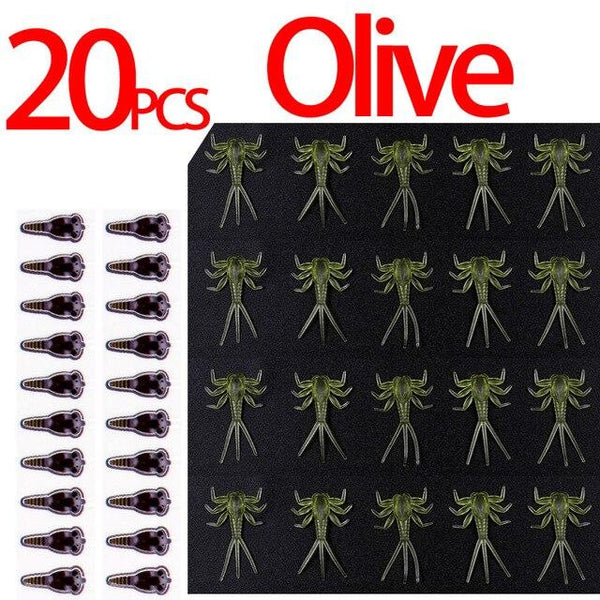 20PCS Hook Insect Bait Realistic Mayfly Nymph Fly Tying Material Mayfly Skin Trout Fly Fishing Fly Tying for Size 12 14 - HuntPost Marketplace