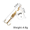 FISH KING Spinner Bait 3.9g 4.6g 7.4g 10.8g 15g Spoon Lures pike Metal With Treble Hooks Arttificial Bass Bait Fishing Lure - HuntPost Marketplace