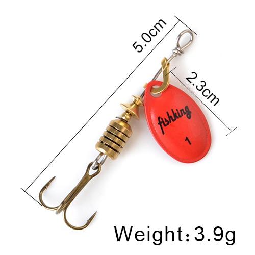 FISH KING Spinner Bait 3.9g 4.6g 7.4g 10.8g 15g Spoon Lures pike Metal With Treble Hooks Arttificial Bass Bait Fishing Lure - HuntPost Marketplace