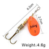 FISH KING Spinner Bait 3.9g 4.6g 7.4g 10.8g 15g Spoon Lures pike Metal With Treble Hooks Arttificial Bass Bait Fishing Lure - HuntPost Marketplace