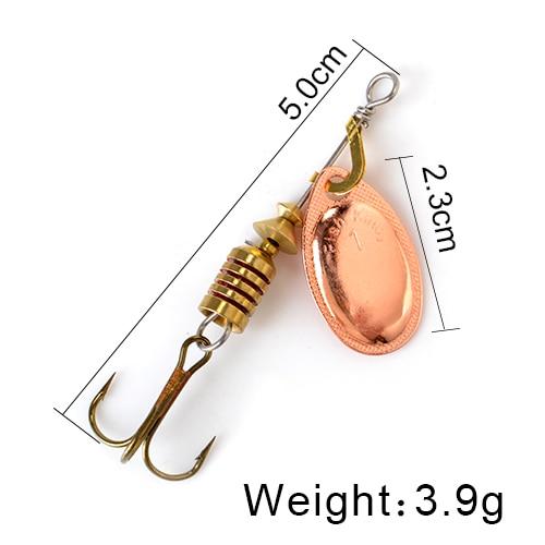 FISH KING Spinner Bait 3.9g 4.6g 7.4g 10.8g 15g Spoon Lures pike Metal With Treble Hooks Arttificial Bass Bait Fishing Lure - HuntPost Marketplace