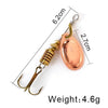 FISH KING Spinner Bait 3.9g 4.6g 7.4g 10.8g 15g Spoon Lures pike Metal With Treble Hooks Arttificial Bass Bait Fishing Lure - HuntPost Marketplace