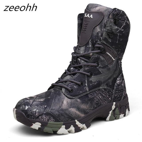 New Camo Military Boots Men Special Force Tactical Botas Outdoor Desert Non-slip Combat Shoes Man Hiking Hunting Boot - HuntPost Marketplace