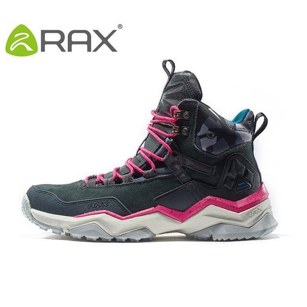 RAX Men Hiking Shoes Mid-top Waterproof Outdoor Sneaker Men Leather Trekking Boots Trail Camping Climbing Hunting Sneakers Women - HuntPost Marketplace