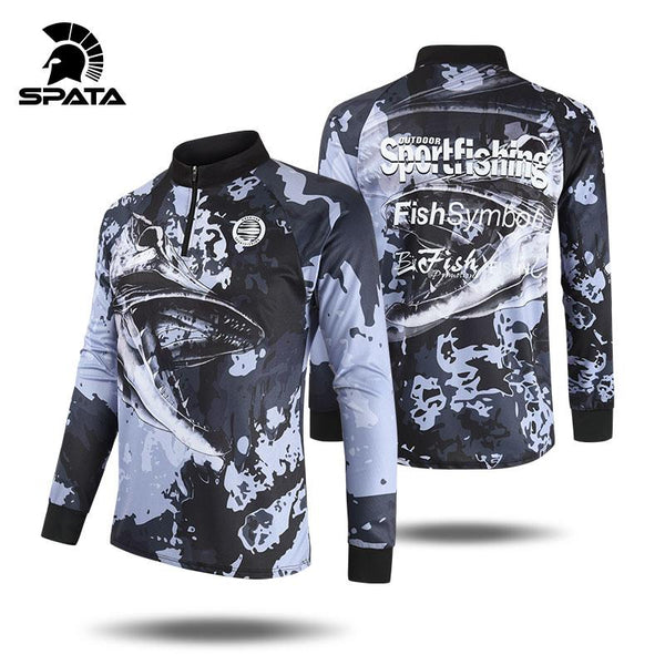 New SPATA 2020 fishing shirt long sleeve sun protection ice silk breathable fishing jersey quick dry fishing uv t-shirt clothing - HuntPost Marketplace