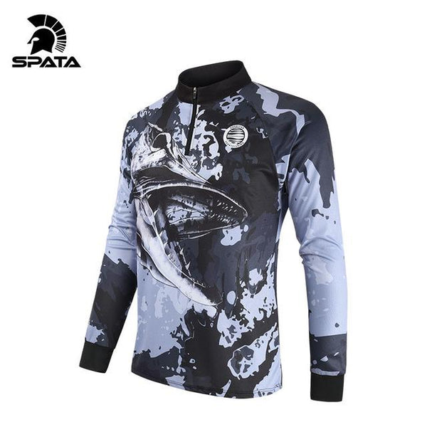 New SPATA 2020 fishing shirt long sleeve sun protection ice silk breathable fishing jersey quick dry fishing uv t-shirt clothing - HuntPost Marketplace
