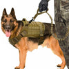Tactical Dog Vest Breathable Military Dog Clothes Harness Adjustable Size Training Hunting Molle Dog Vest Harness with Leash - HuntPost Marketplace
