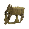 Tactical Dog Vest Breathable Military Dog Clothes Harness Adjustable Size Training Hunting Molle Dog Vest Harness with Leash - HuntPost Marketplace