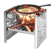 Mini Barbecue Net Portable Folding Firewood Charcoal Stove BBQ Grill Camping Cooking Tool Charcoal - HuntPost Marketplace