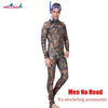 Dive&Sail Men Women One Piece Lycra Wetsuit Skins Long Sleeve Spearfishing Diving Suit with Camouflage Pattern Anti UV Surf Suit - HuntPost Marketplace