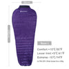 AEGISMAX Ultra-Light Adult Outdoor Camping Down Sleeping Bag Nylon Mummy Three Season Goose Down Sleeping Bag