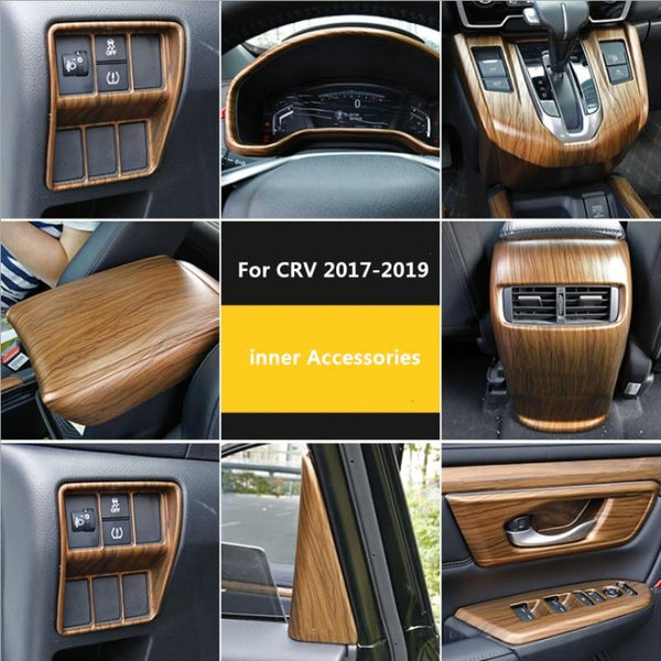 NEW Arrival Car internal accessories Mahogany pattern for Honda C-RV crv 2017 2018 (left hand drive version) - HuntPost Marketplace