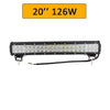 Auxtings 12'' 22'' 20inch 12V 24V offroad led light bar Spot Flood Combo 20'' 126W led Work Light for Jeep Car 4WD Truck SUV ATV - HuntPost Marketplace