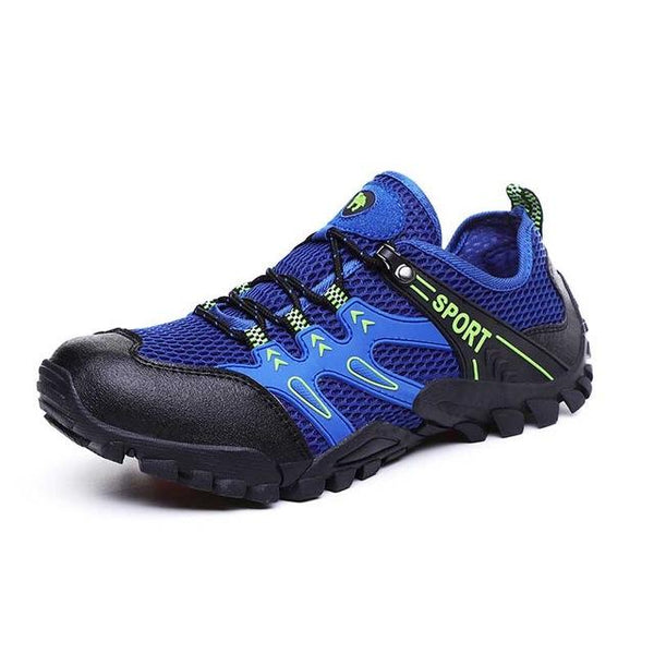 Summer Men Hiking Shoes Lace Up Men Sport Shoes Mesh Outdoor Men Sneakers Climbing Shoes Man Trekking Footwear Free Shipping - HuntPost Marketplace