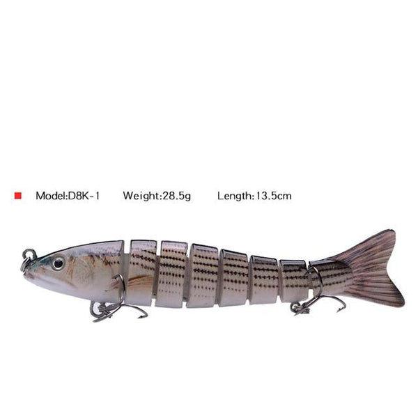 fishing bait Sinking wobblers Fishing tools 14cm28g17g fishing lurefishing gaccessories  8 Segment Hard Lures For Fishing Lure - HuntPost Marketplace