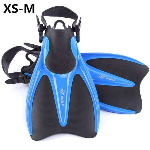 Professional Swimming Diving Fins Diving Snorkel Adjustable Size Foot Flipper Water Sports Swimming Diving Equipment - HuntPost Marketplace