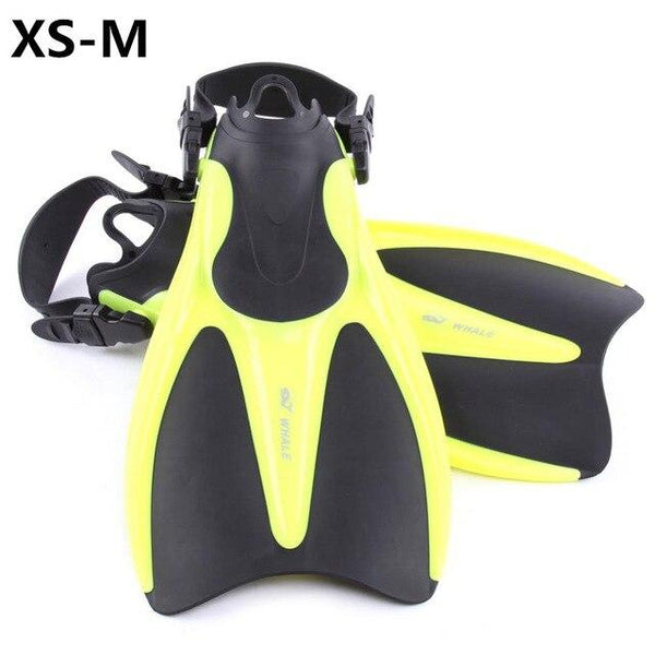 Professional Swimming Diving Fins Diving Snorkel Adjustable Size Foot Flipper Water Sports Swimming Diving Equipment - HuntPost Marketplace