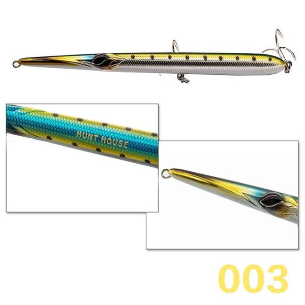 Hunt house fishing lure needle stylo long casting pencil floating 205/180/160mm isca artificial leurre souple carp fishing lure - HuntPost Marketplace