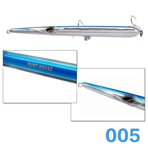 Hunt house fishing lure needle stylo long casting pencil floating 205/180/160mm isca artificial leurre souple carp fishing lure - HuntPost Marketplace