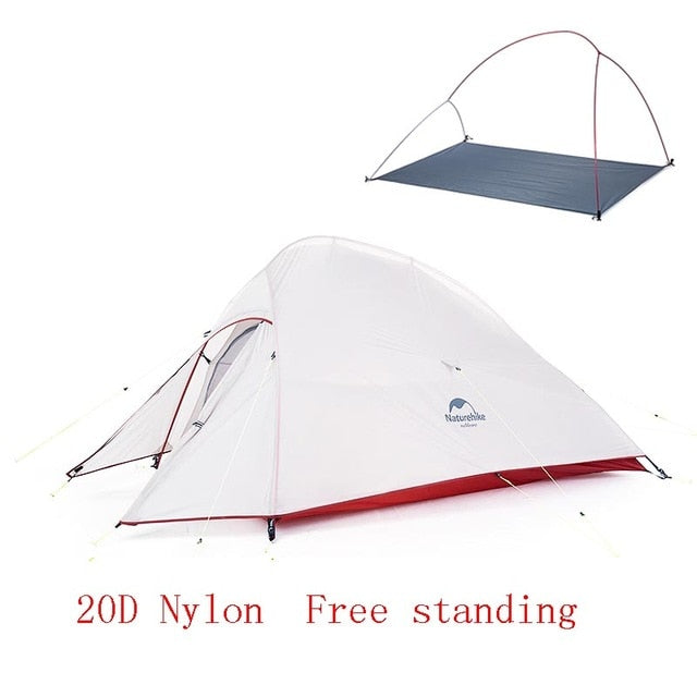 naturehike cloud up 2 tent Naturehike Upgraded Cloud Up 2 Ultralight Tent Free Standing 20D Fabri