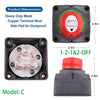 12V Dual Battery Master Selector Disconnect Isolator Cut off Kill Switch For Car Marine Camper Vans Truck RV ATV UTV Accessories - HuntPost Marketplace