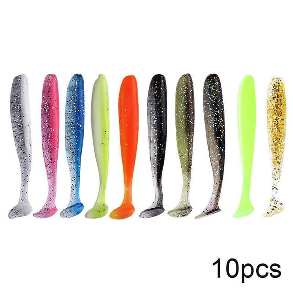 biwvo 5pcs/lot 7cm soft lures Easy Shiner Soft Wobblers Fishing Lure Silicone Double Swimbaits isca Artificial Carp Fishing - HuntPost Marketplace