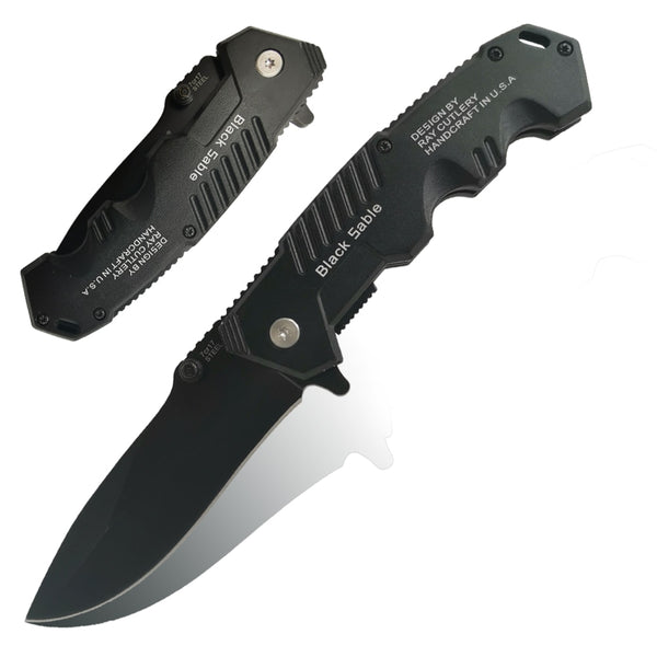 Tactical knife 5CR15MOV high hardness field survival folding knife, camping, picnic, barbecue, wood play tool knife