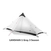 LanShan 2 3F UL GEAR 2 Person 1 Person Outdoor Ultralight Camping Tent 3 Season 4 Season Professional 15D Silnylon Rodless Tent - HuntPost Marketplace