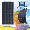 Xinpuguang Brand 100 W flexible solar panel kit 100 watt 120w for Home,Yacht, RV,Caravan, Cabin, Boat and 12v Battery Charger