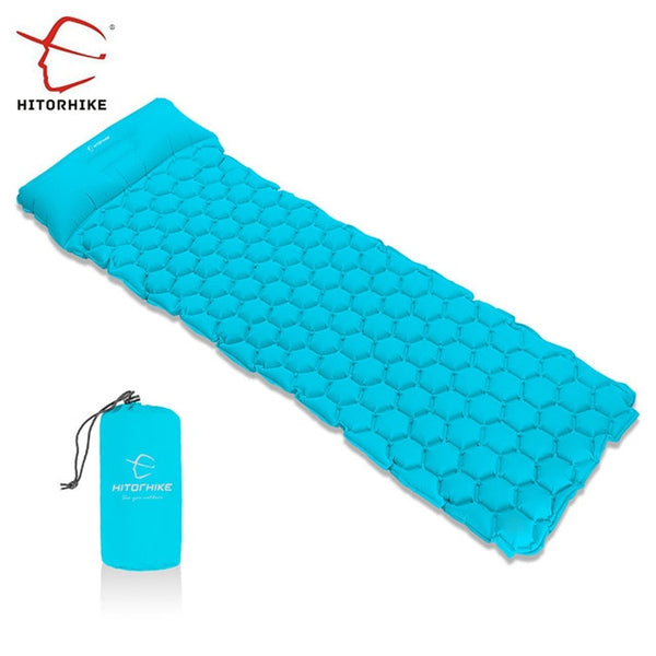 Hitorhike Topselling Inflatable Sleeping Pad Camping Mat With Pillow air mattress Sleeping Cushion inflatable sofa three seasons