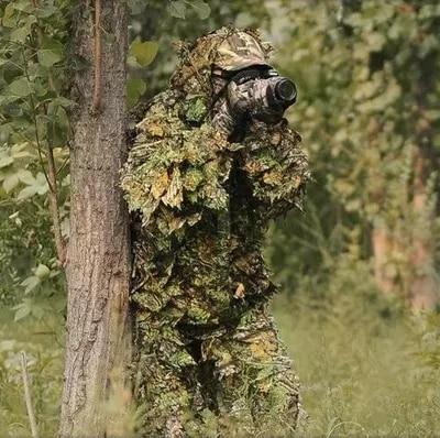 Hunting clothes New 3D maple leaf Bionic Ghillie Suits Yowie sniper birdwatch airsoft Camouflage Clothing jacket and pants - HuntPost Marketplace