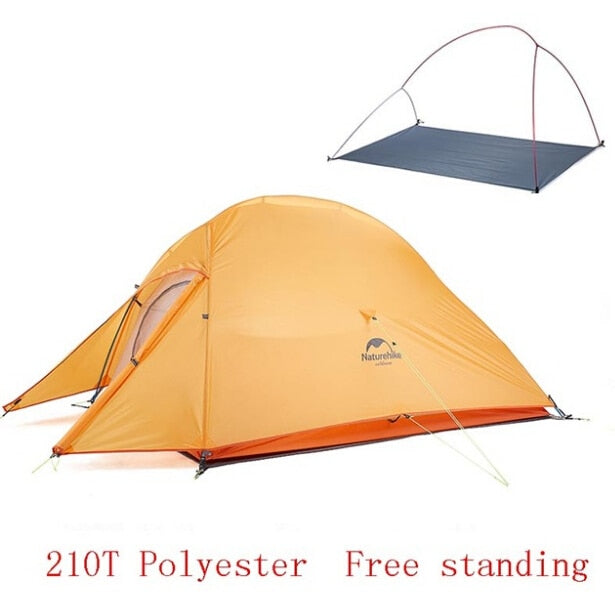 Naturehike Cloud Up 2 Ultralight Tent Outdoor Hiking 20D/210T Fabric C