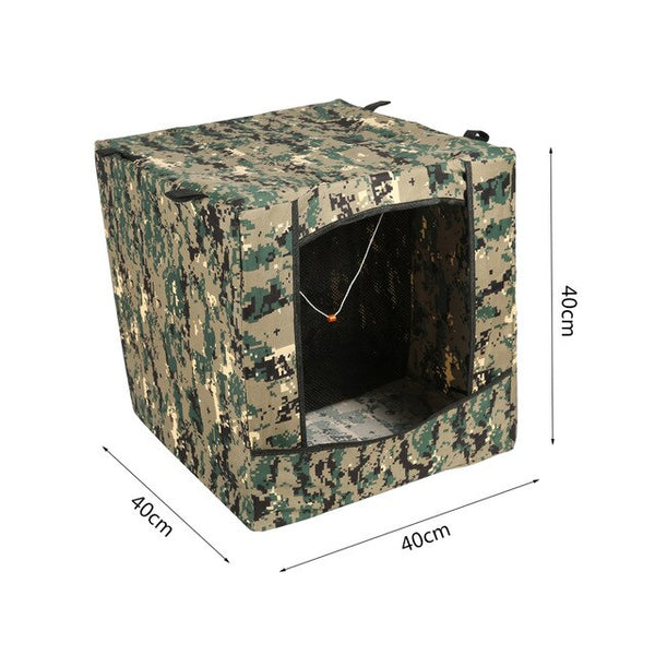 Portable Foldable Camouflage Hunting Recycle Ammo Slingshot Shoot Target Box Airsoft Shooting Target Case for Outdoor Bullseye