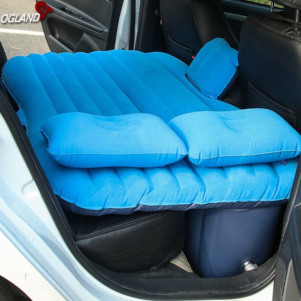OGLAND Car Air Inflatable Travel Mattress Bed for Car Back Seat Mattress Multifunctional Sofa Pillow Outdoor Camping Mat Cushion