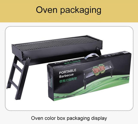 New Large BBQ Barbecue Grill Folding Portable Charcoal Outdoor Camping Picnic Burner Foldable Charcoal Camping Barbecue Oven - HuntPost Marketplace